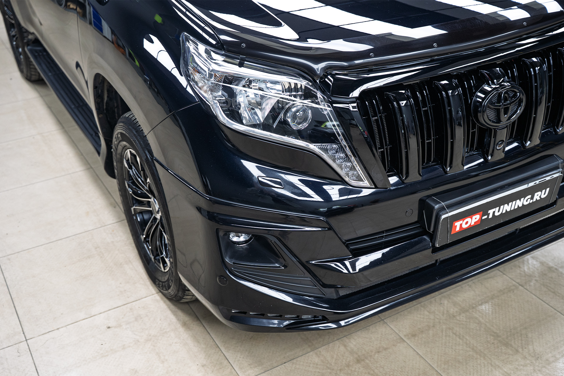 110085 Силовые пороги-ступени для Toyota Land Cruiser Prado 150 Силовые пороги-ступени для Toyota Land Cruiser Prado 150