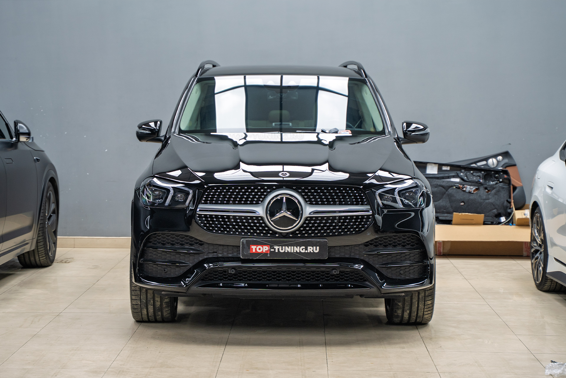 Доводчики дверей + решетка радиатора GT Line для Mercedes GLE V167