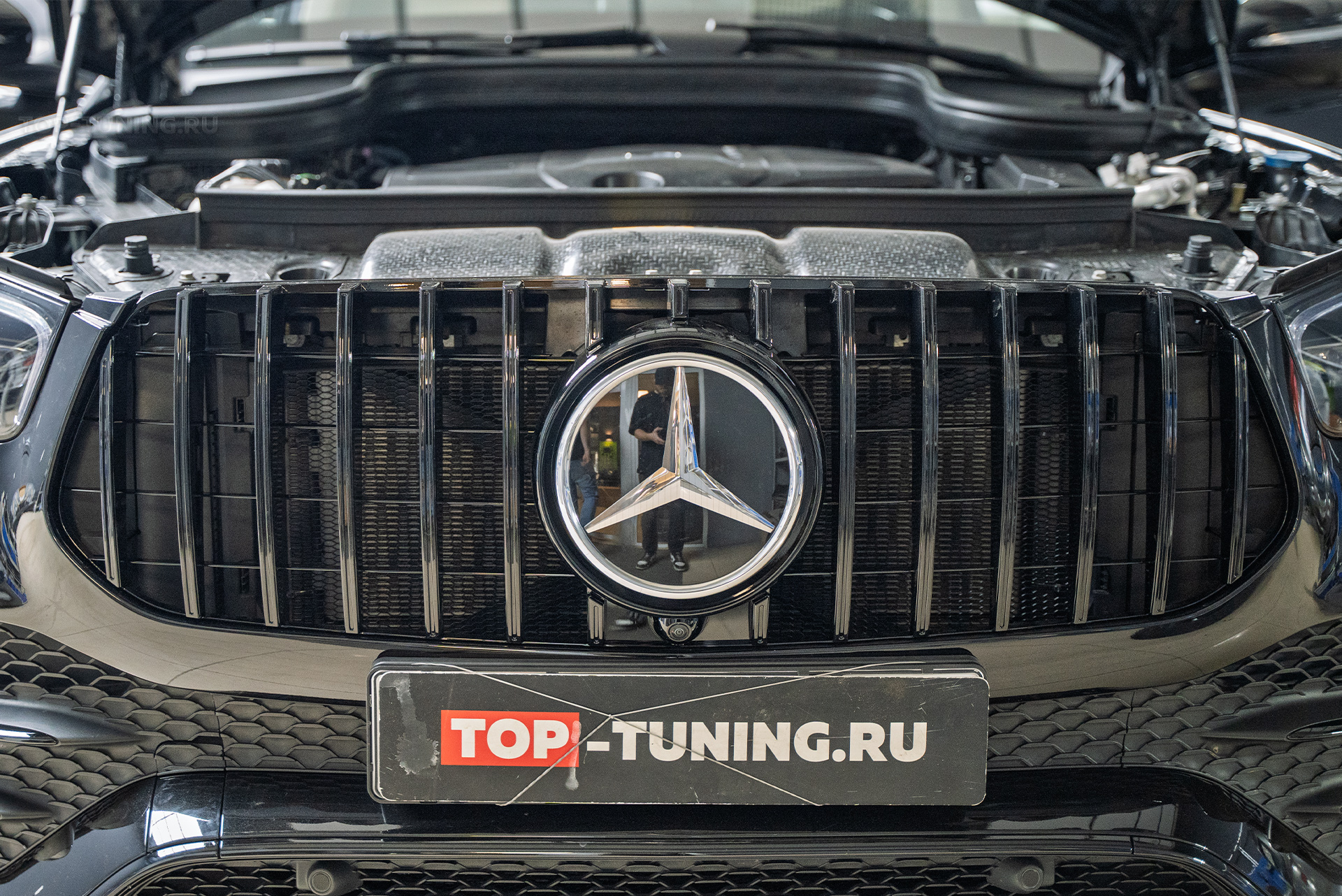 110096 Доводчики дверей + решетка радиатора GT Line для Mercedes GLE V167