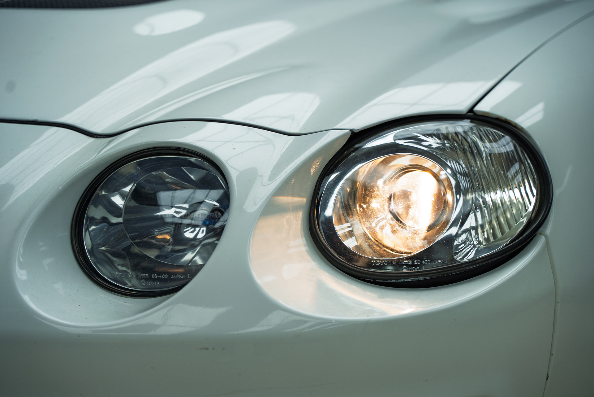 110156 Установка светодиодных би-линз в фары Toyota Celica Т200 рестайлинг