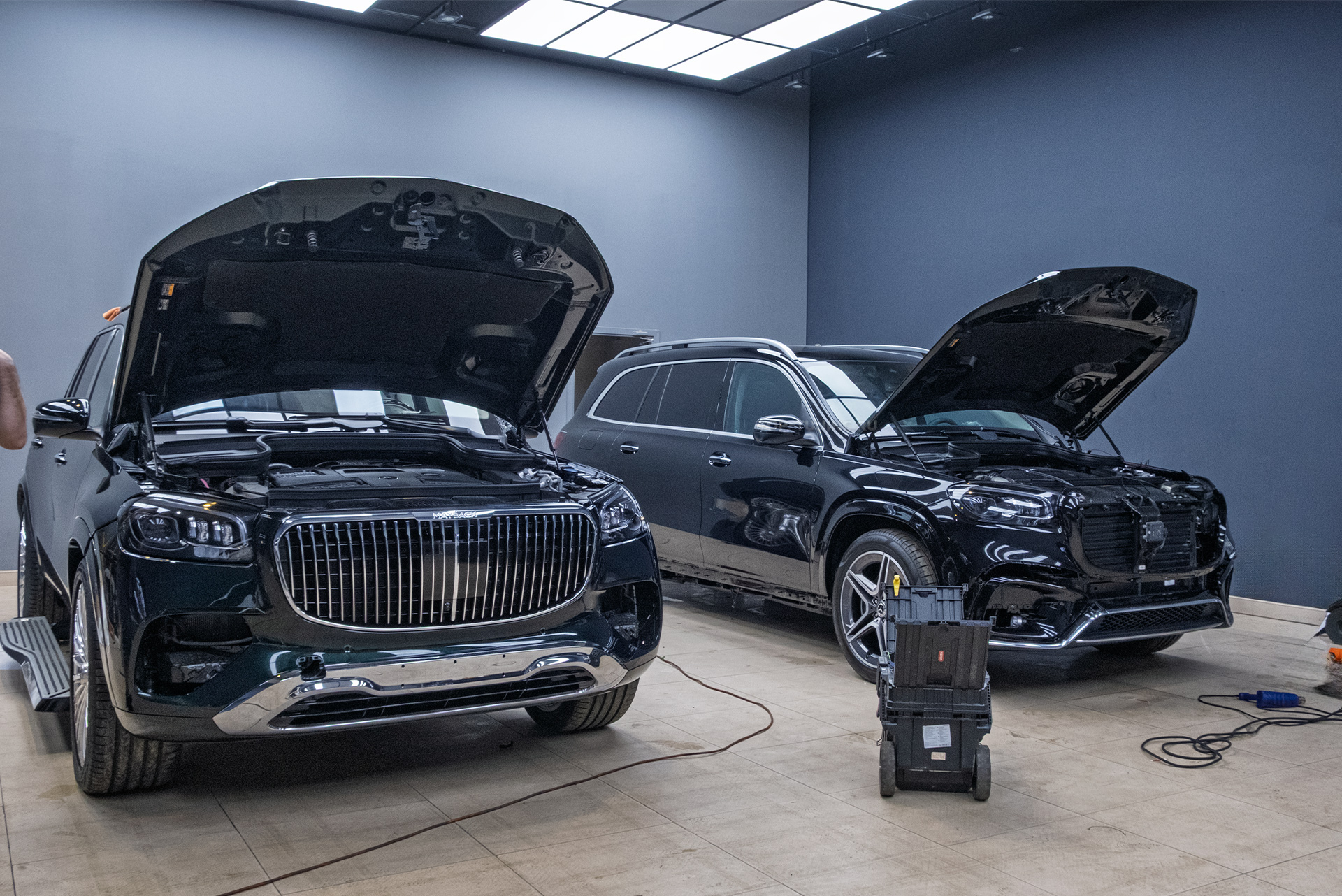 110158 Оклейка кузова Mercedes-Benz Maybach GLS 2024