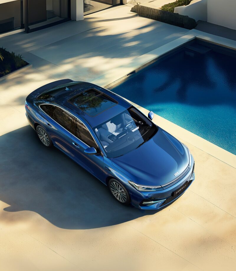 4,8-метровый седан Starshine 6 PHEV от Geely Galaxy представлен на официальных изображениях