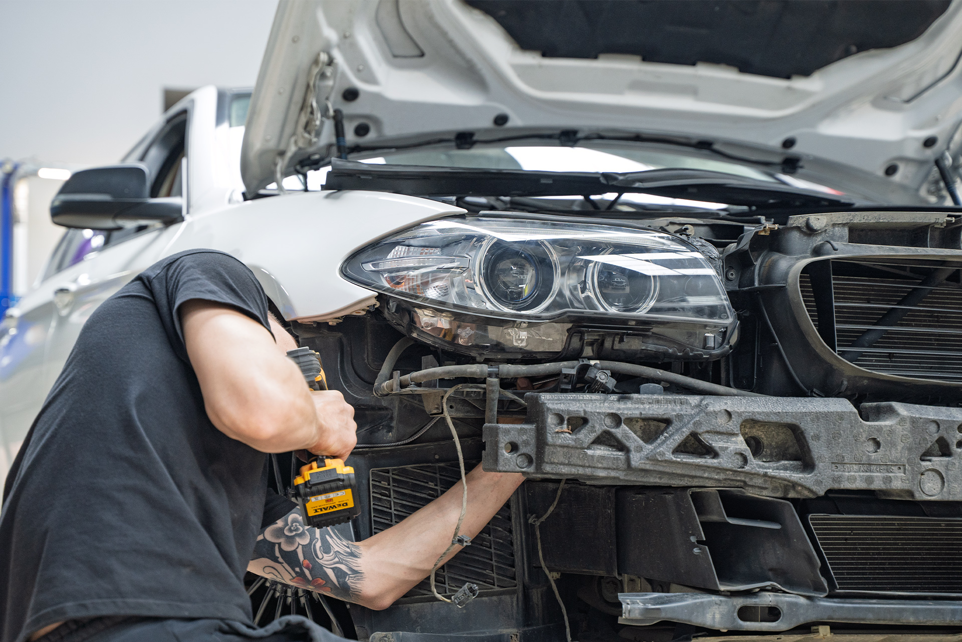 110183 Тюнинг и защита передней оптики BMW 5 серии F10 рестайлинг