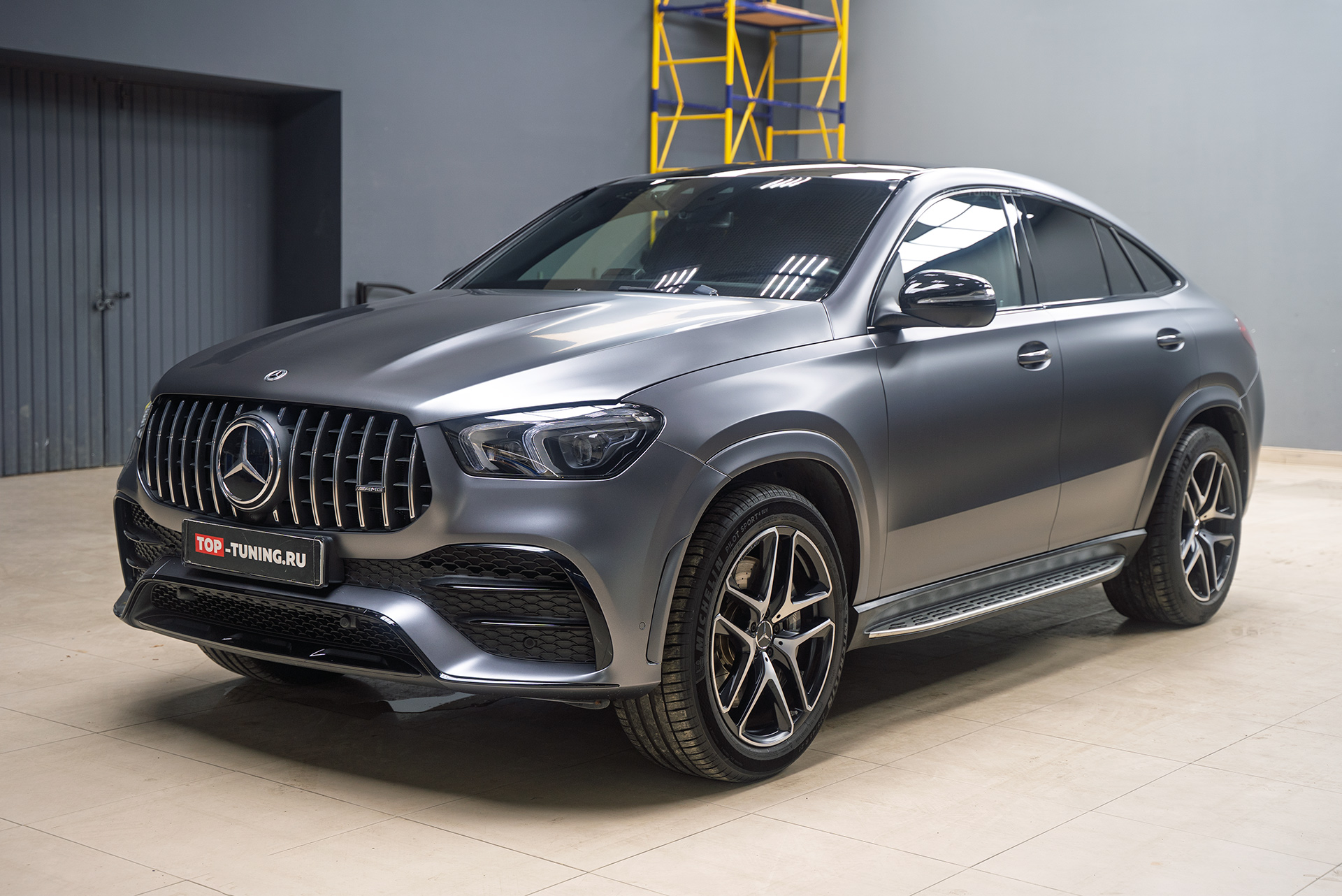 110184 Оклейка всего кузова в сатиновый полиуретан для Mercedes-Benz GLE53 AMG