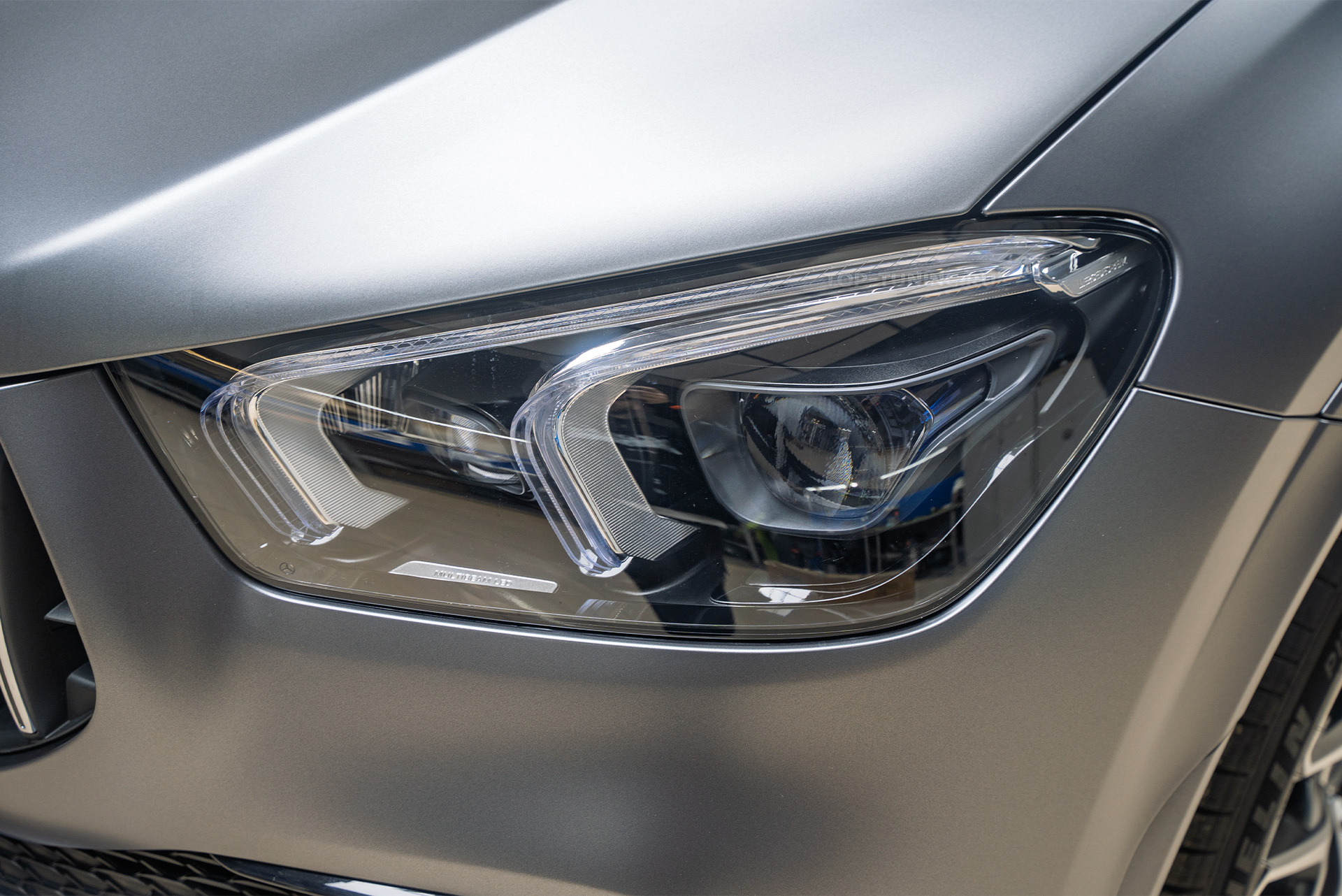 110184 Оклейка всего кузова в сатиновый полиуретан для Mercedes-Benz GLE53 AMG