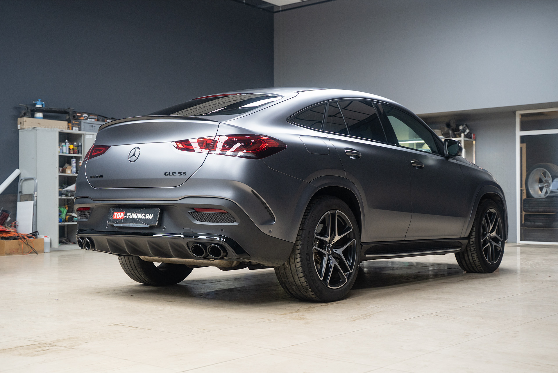 110184 Оклейка всего кузова в сатиновый полиуретан для Mercedes-Benz GLE53 AMG