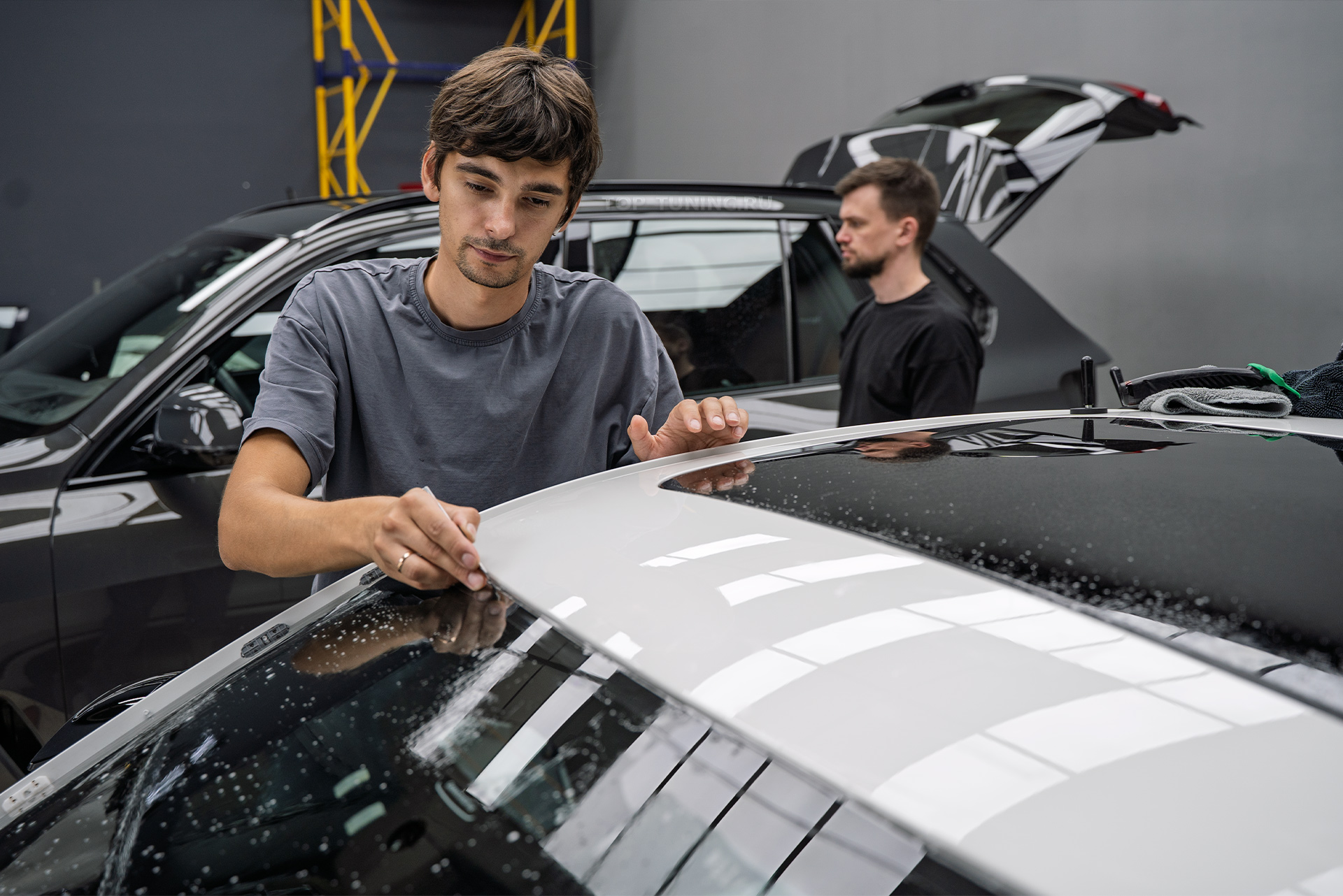 110215 Защита зоны риска + PDR удаление вмятин для нового BMW M4