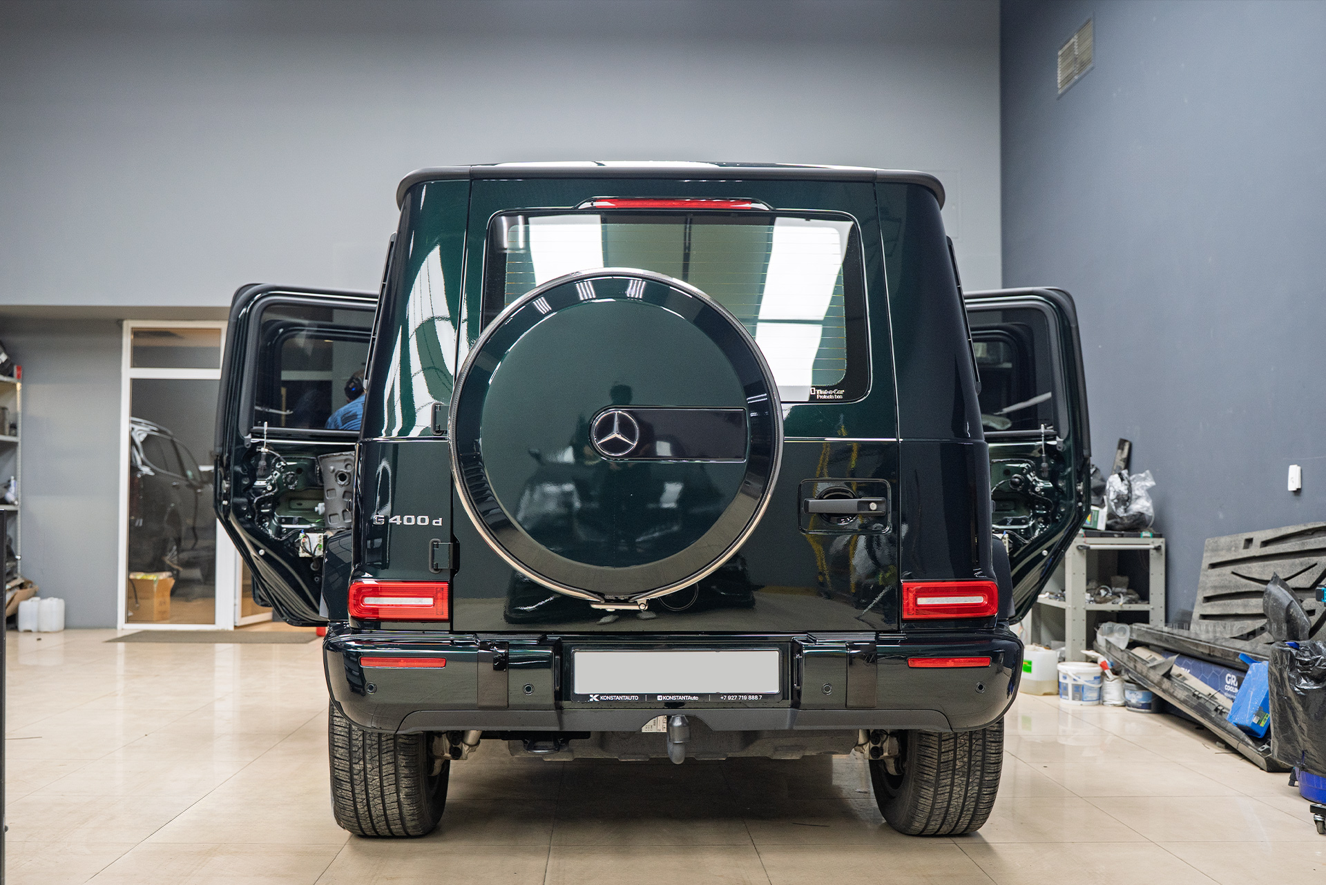 110239 Монтаж доводчиков во все двери Mercedes-Benz Gelandwagen W463 2018-2024