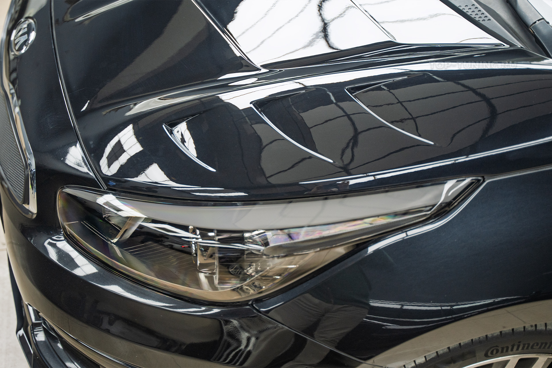 110278 Тюнинг-модернизация Kia Ceed II – спортивный капот GTR с жабрами Тюнинг-модернизация Kia Ceed II – спортивный капот GTR с жабрами