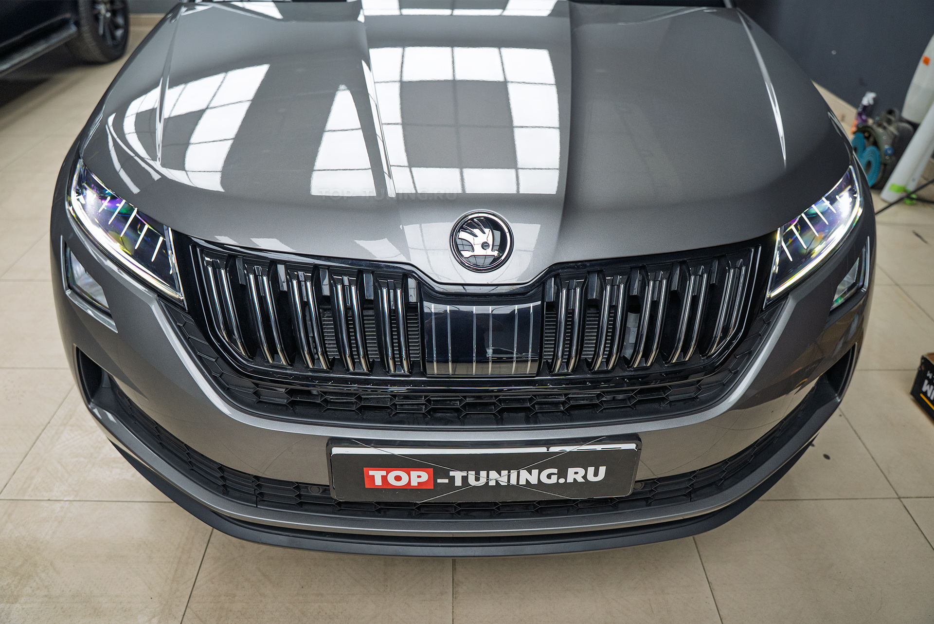 Полная оклейка Skoda Kodiaq GT антигравийной пленкой