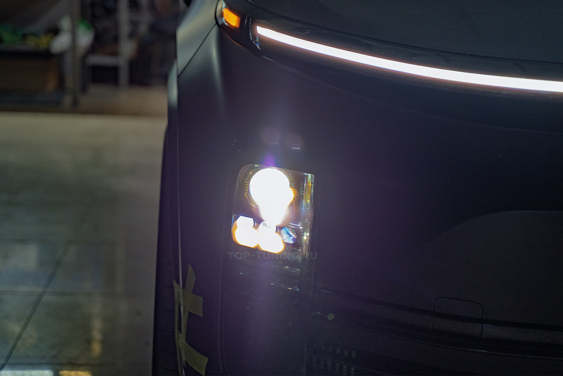 110303 Замена линз в фарах Lixiang L9 – установка LED-модулей Prisma