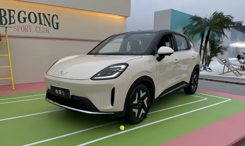 Дизайн Binguo S отличается плавными линиями и округлыми деталями. Спереди — закрытая решётка радиатора и многоугольные фары с дневными ходовыми огнями С-образной формы. Сзади — узкие фонари сквозного типа и спойлер на крыше.