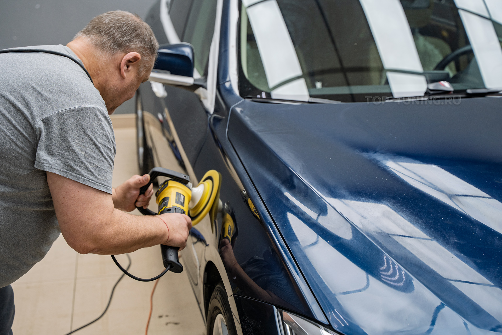 Полировка + керамика ЛКП кузова BMW 3 GT 320