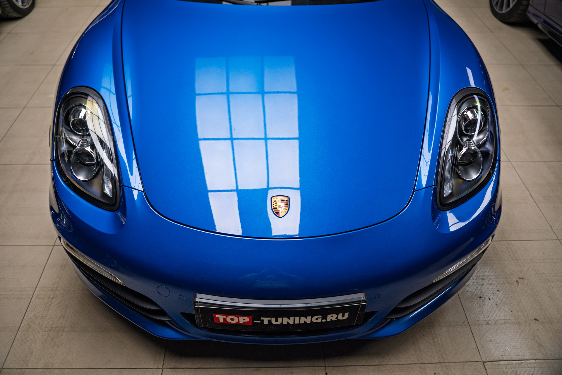 110378 Замена линз в фарах Porsche Boxster S 981 – сравнение работы до и после