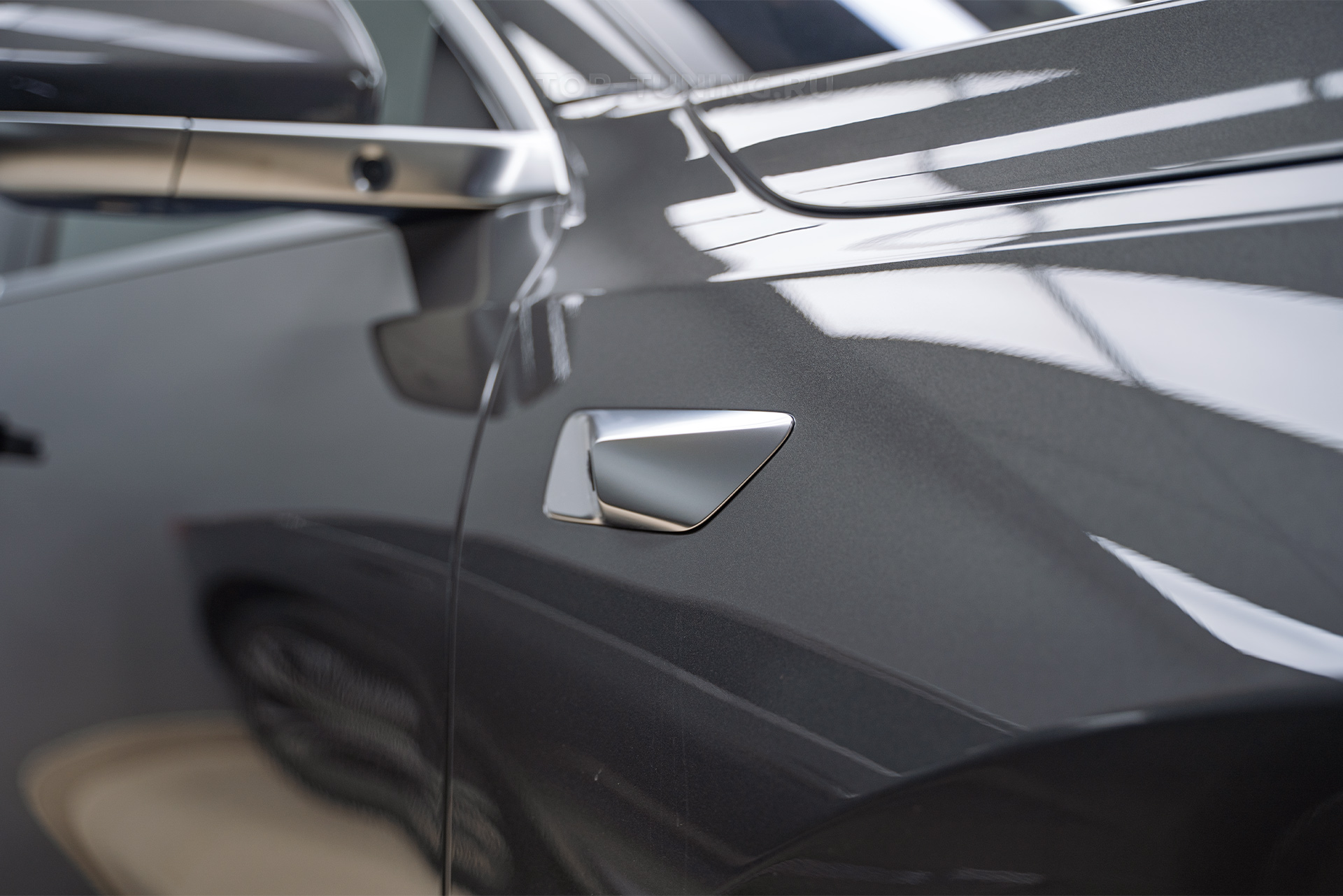 Тюнинг Lixiang L7 – установка антихром-накладок