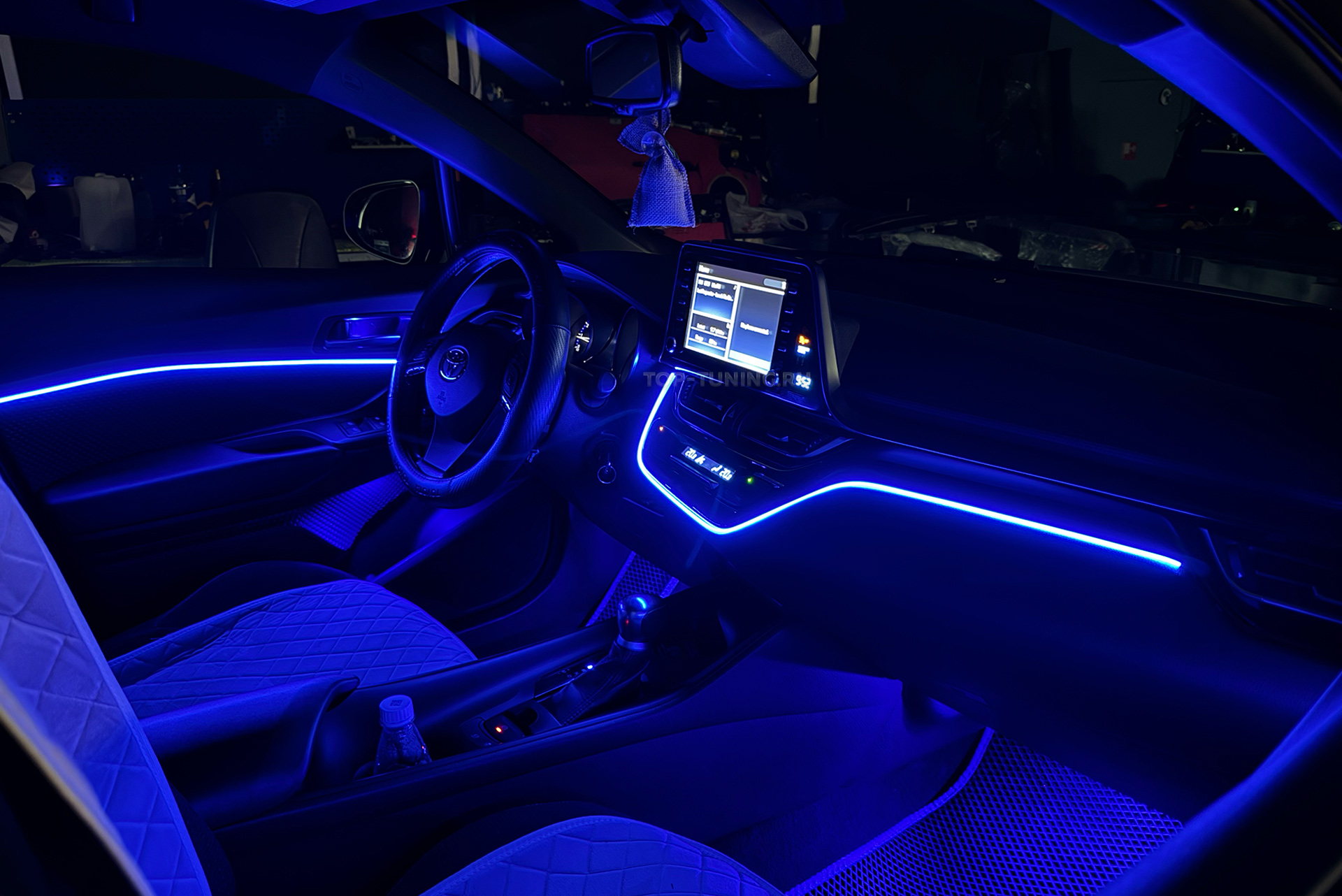 110445 Динамическая LED подсветка салона 18 в 1 для Toyota CH-R 2016-2020