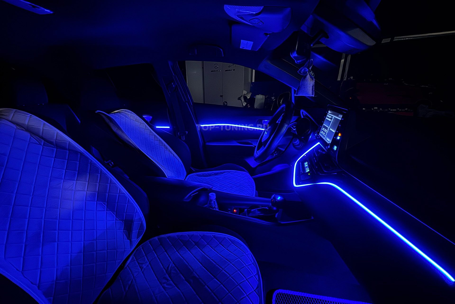 Динамическая LED подсветка салона 18 в 1 для Toyota CH-R 2016-2020