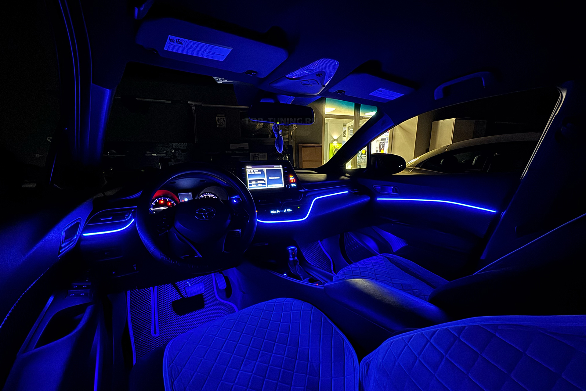 110445 Динамическая LED подсветка салона 18 в 1 для Toyota CH-R 2016-2020