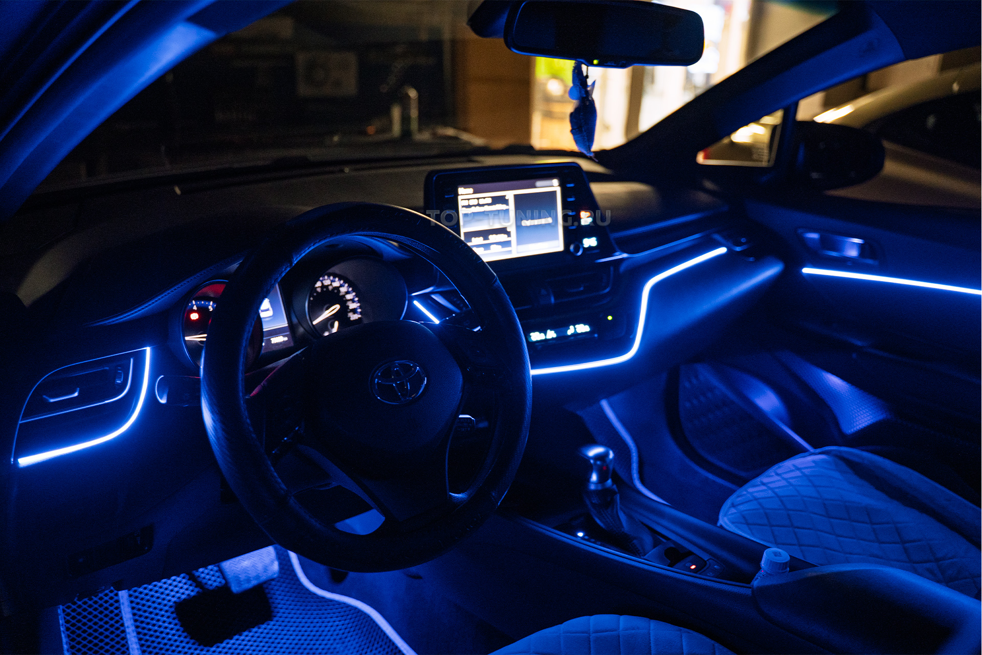 Динамическая LED подсветка салона 18 в 1 для Toyota CH-R 2016-2020