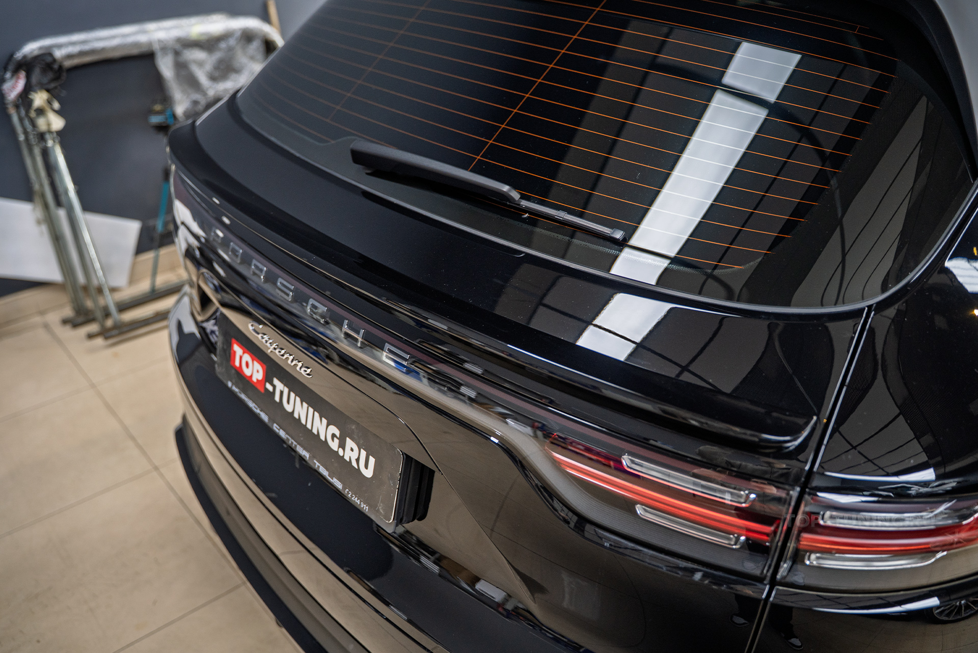 110464 Установка 3D кругового обзора 360° + тюнинг-модернизация обвеса Porsche Cayenne 3