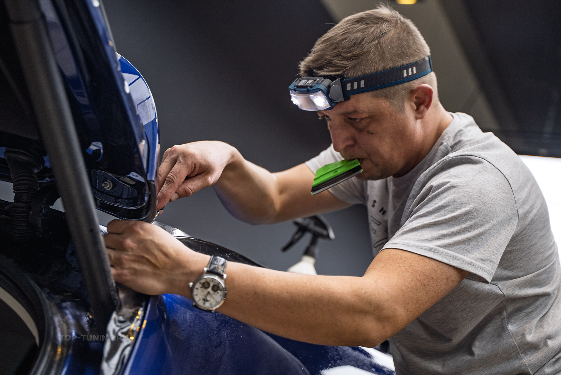 110466 Полная оклейка кузова + монтаж умного видеорегстратора G-NET Mercedes GLS X167