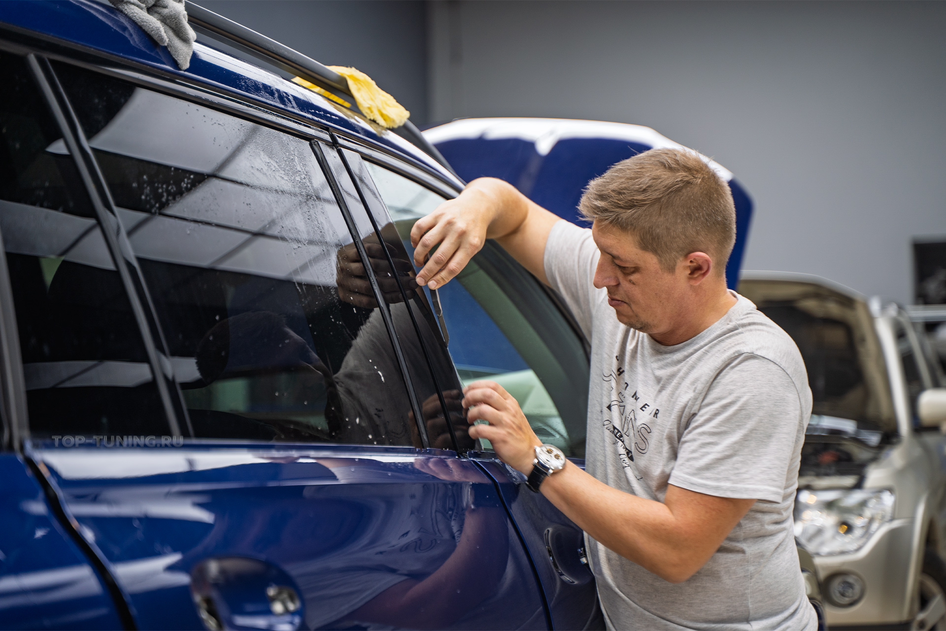 Полная оклейка кузова + монтаж умного видеорегстратора G-NET Mercedes GLS X167