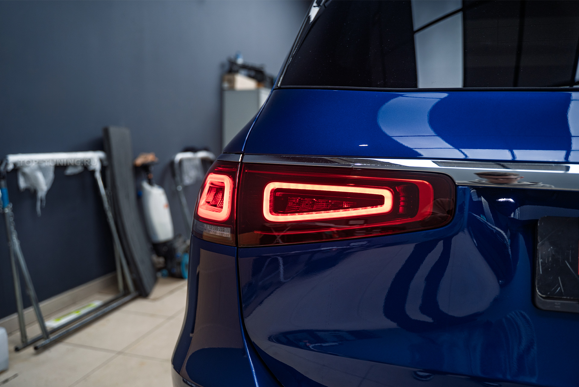 110466 Полная оклейка кузова + монтаж умного видеорегстратора G-NET Mercedes GLS X167