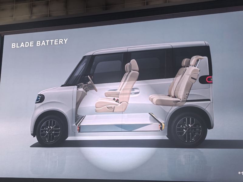 На Токийском автосалоне компания BYD официально представила свой новый полностью электрический автомобиль — Racco