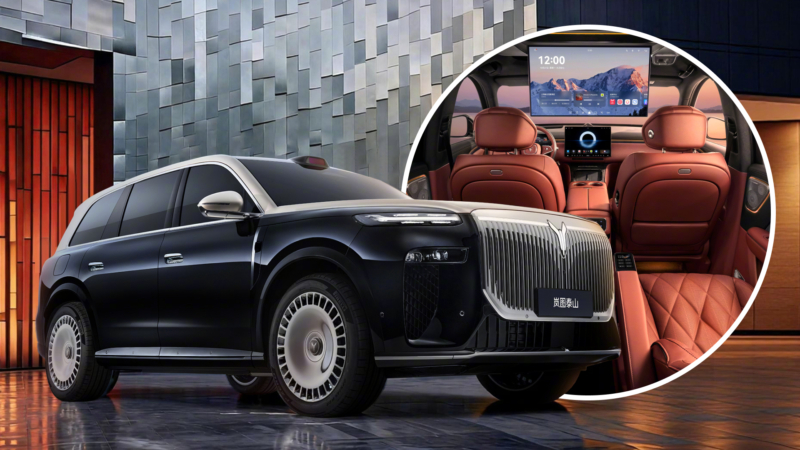 Роскошный внедорожник Voyah Taishan от Dongfeng с аккумулятором емкостью 65 кВт*ч показал интерьер в Китае