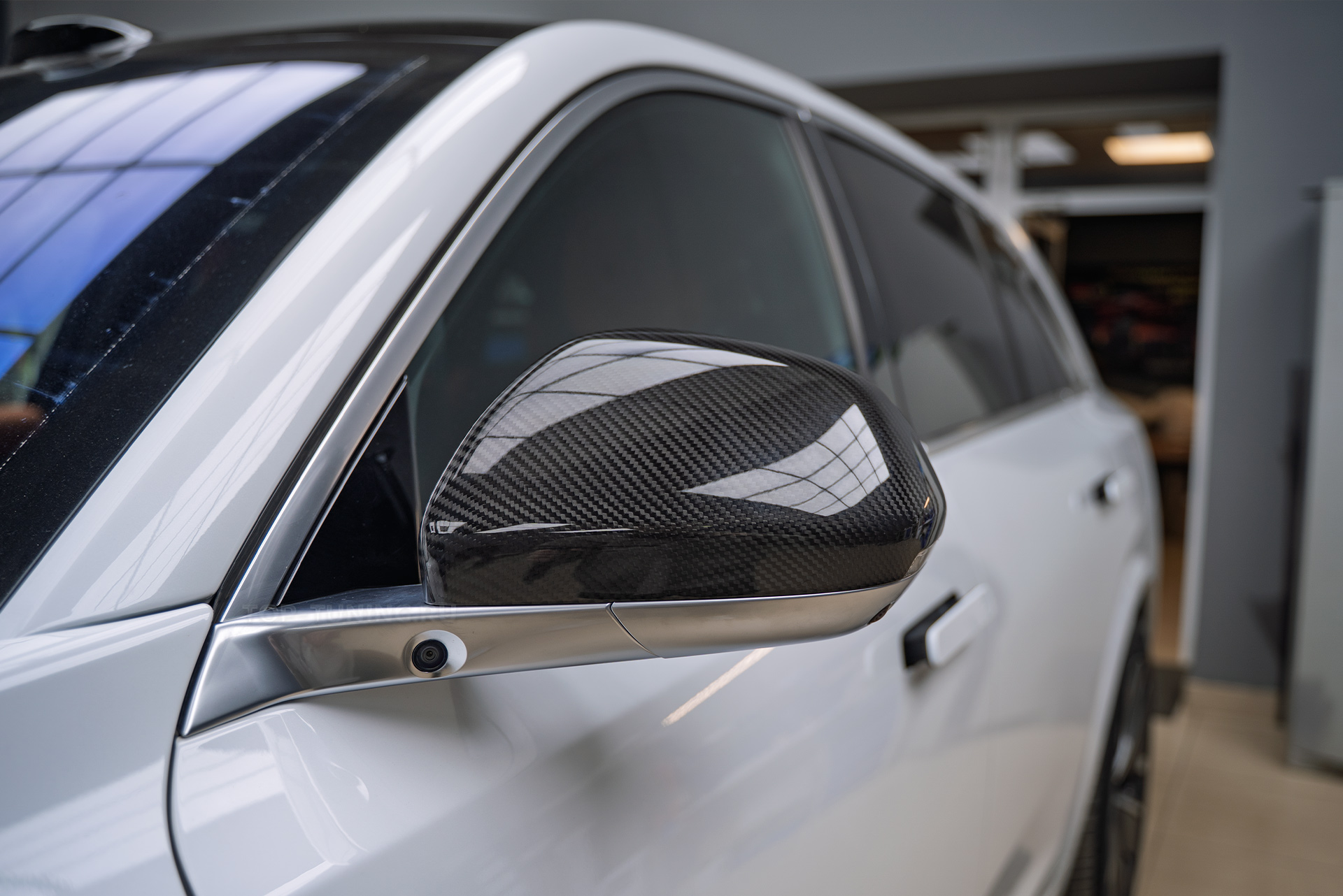 Карбоновый тюнинг крышек боковых зеркал Lixiang L7 110537 Карбоновый тюнинг крышек боковых зеркал Lixiang L7