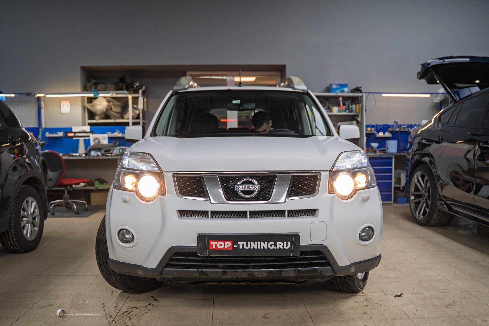 110540 Тюнинг и полировка передней оптики Nissan X-trail III рестайлинг