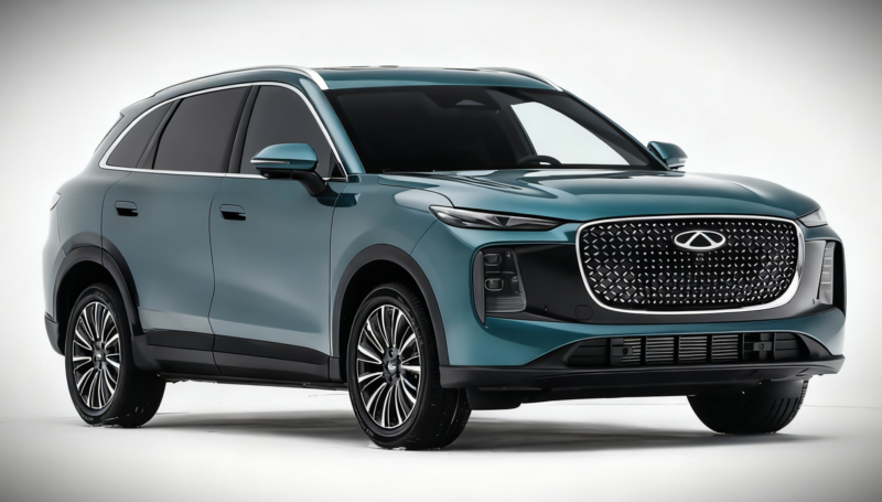 2026 Chery Tiggo 8 будет представлен с двигателем мощностью 210 кВт и сдвоенной передней частью по цене от 1 млн рублей