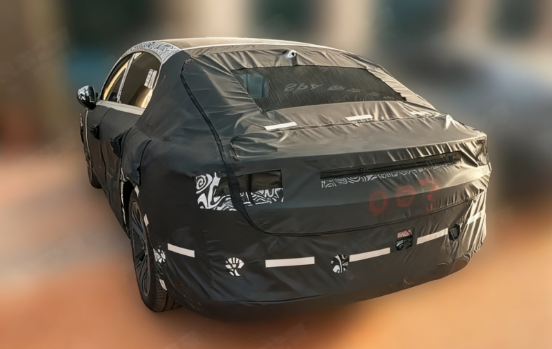 Седан Smart № 6 был замечен в Китае на тестировании с подключаемой гибридной системой