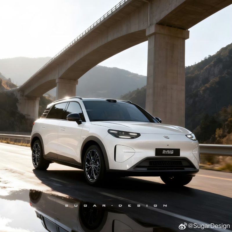 Сзади у A10 нет сквозного фонаря &mdash; компоновка более простая. У автомобиля плавающая крыша, которая перекликается с дизайном некоторых других небольших электромобилей (например, Mini и некоторых моделей Smart). Квадратные задние фонари визуально увели