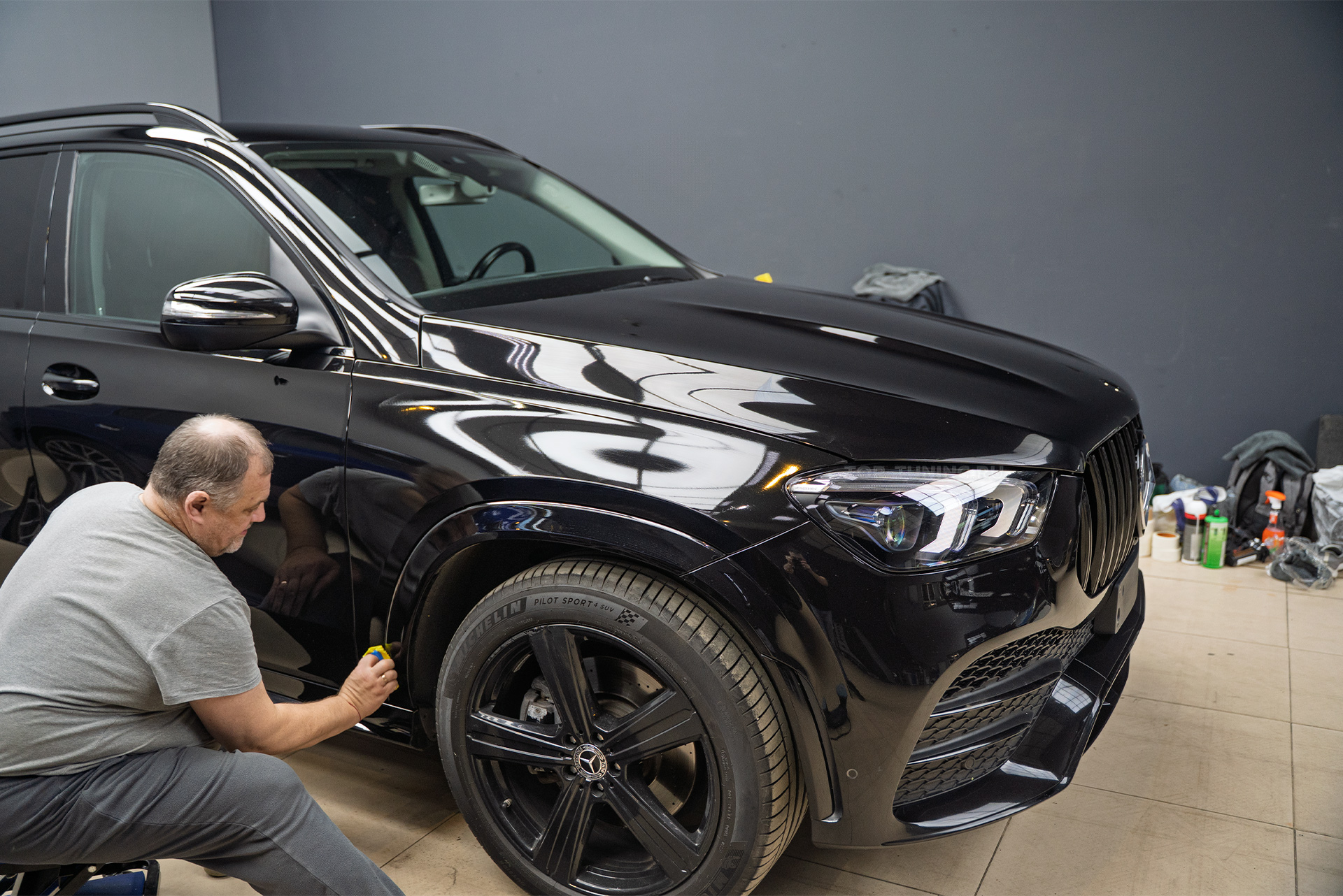 Глубокая полировка и керамика кузова Mercedes-Benz GLE Coupe W167