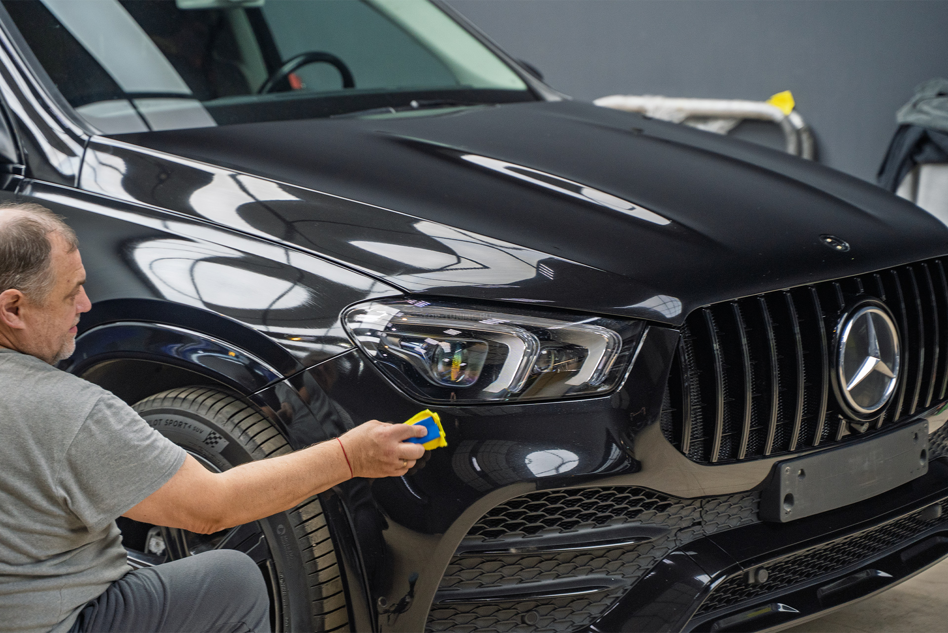 Глубокая полировка и керамика кузова Mercedes-Benz GLE Coupe W167