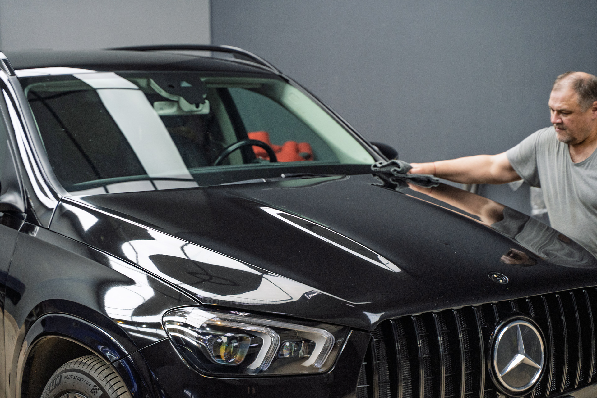 110640 Глубокая полировка и керамика кузова Mercedes-Benz GLE Coupe W167