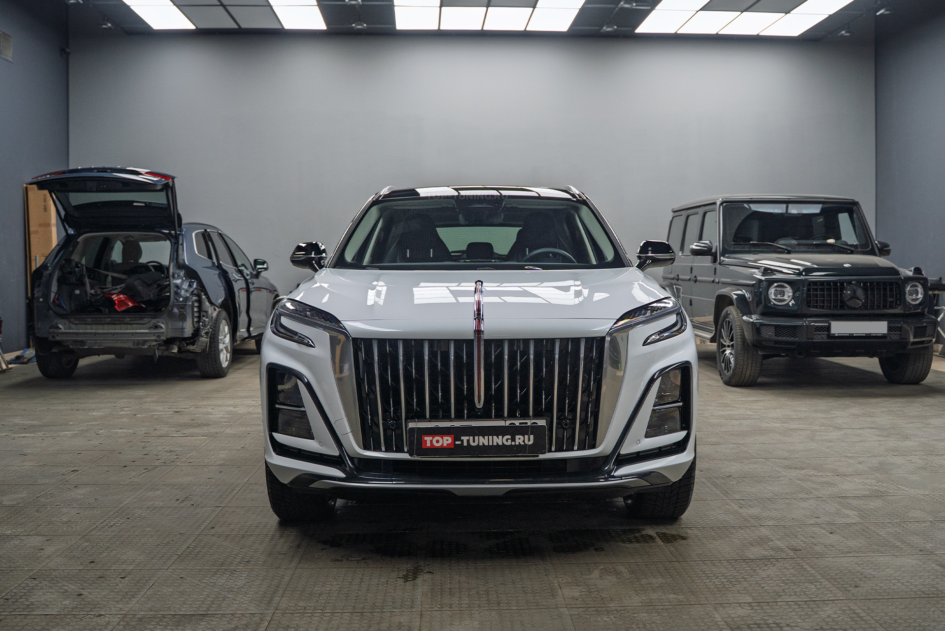 Полная оклейка кузова + доводчики в двери + шумоизоляция дверей Hongqi HS5 2023+