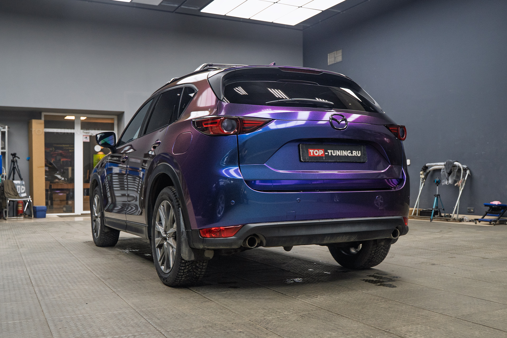 110690 Замена оригинального руля Mazda CX-5 2017-2021 &ndash; анатомический руль Kenstyle