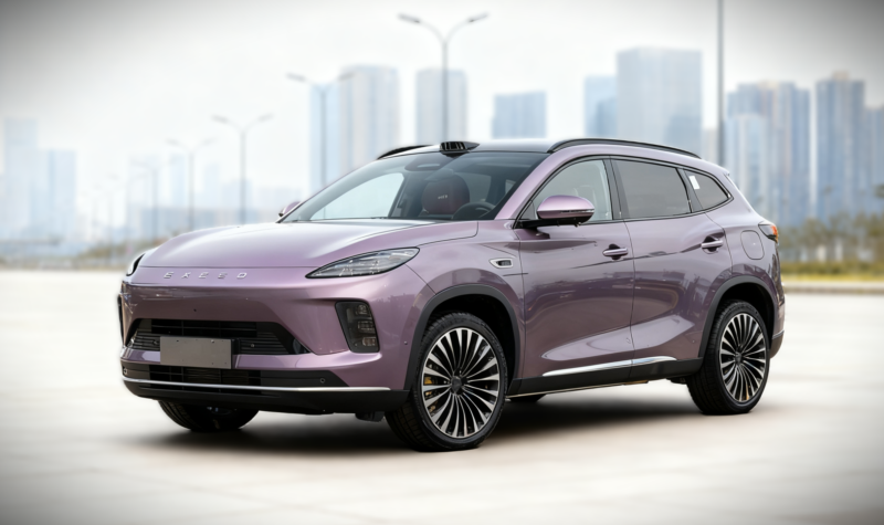 Дизайн внедорожника отражает последние разработки Exeed. Среди отличительных черт &mdash; закрытая передняя панель, фары в виде ракушек и светодиодная полоса задних фонарей во всю ширину кузова.