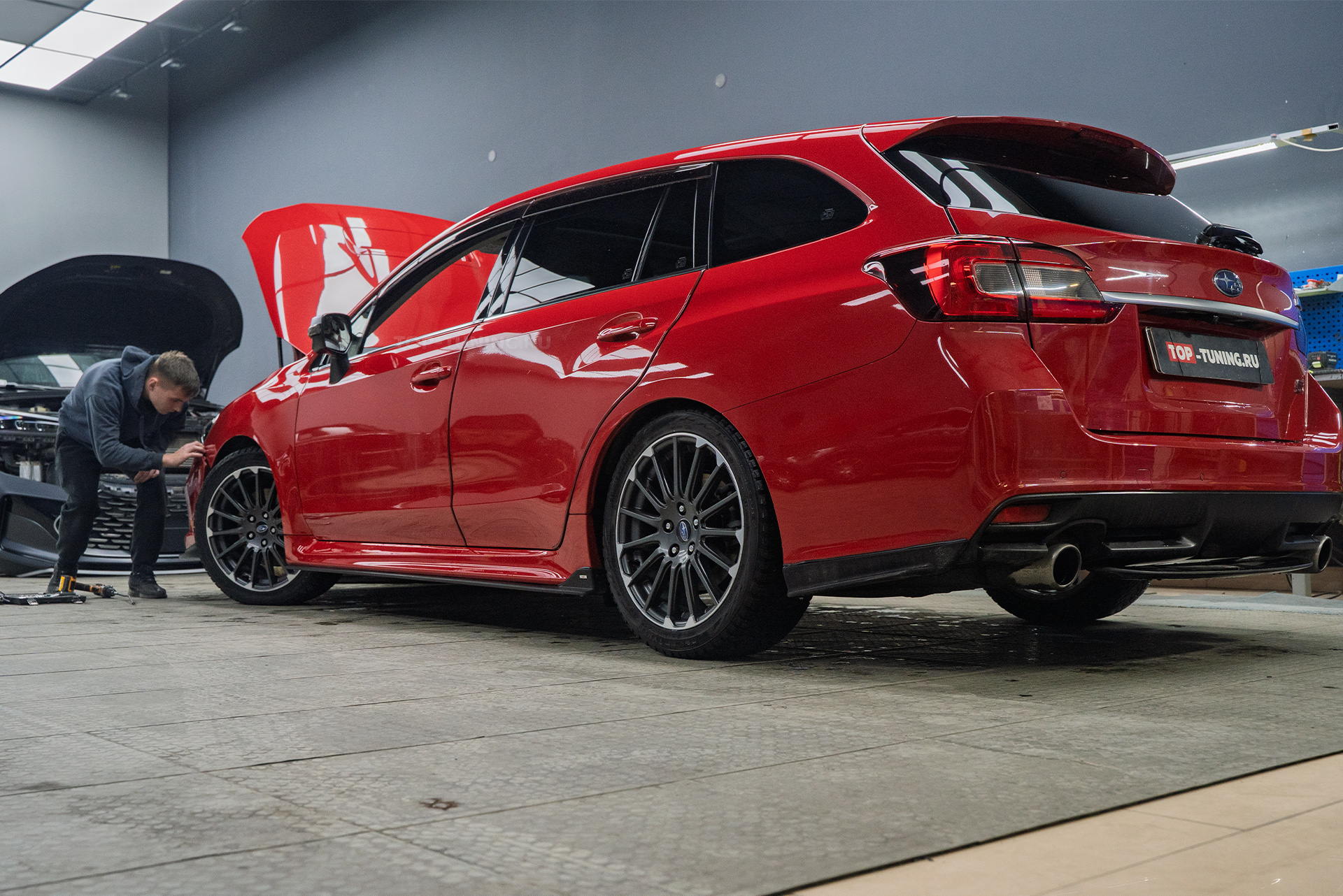 110723 Тюнинг оптики Subaru Levorg 2014-2020 &ndash; новые LED-линзы Prisma и ПТФ