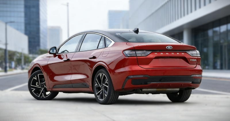 В целом силуэт модели 2025 года сохранён, но некоторые элементы дизайна обновлены. На передней панели появилась восьмиугольная решётка радиатора с хромированным матричным рисунком. Прежняя компоновка разделённых фар заменена интегрированными фарами с