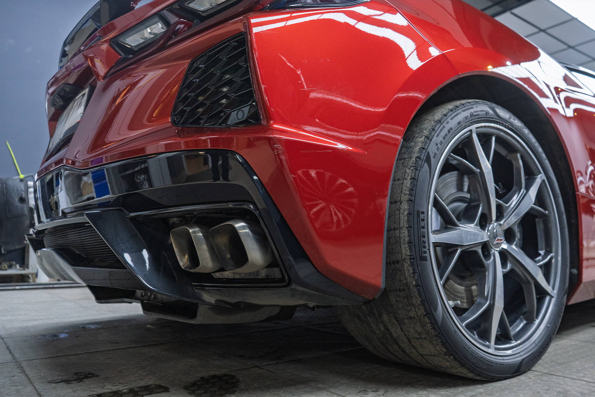 Оклейка рекламой для Chevrolet Corvette C8 2019+ 110830 Оклейка рекламой для Chevrolet Corvette C8 2019+