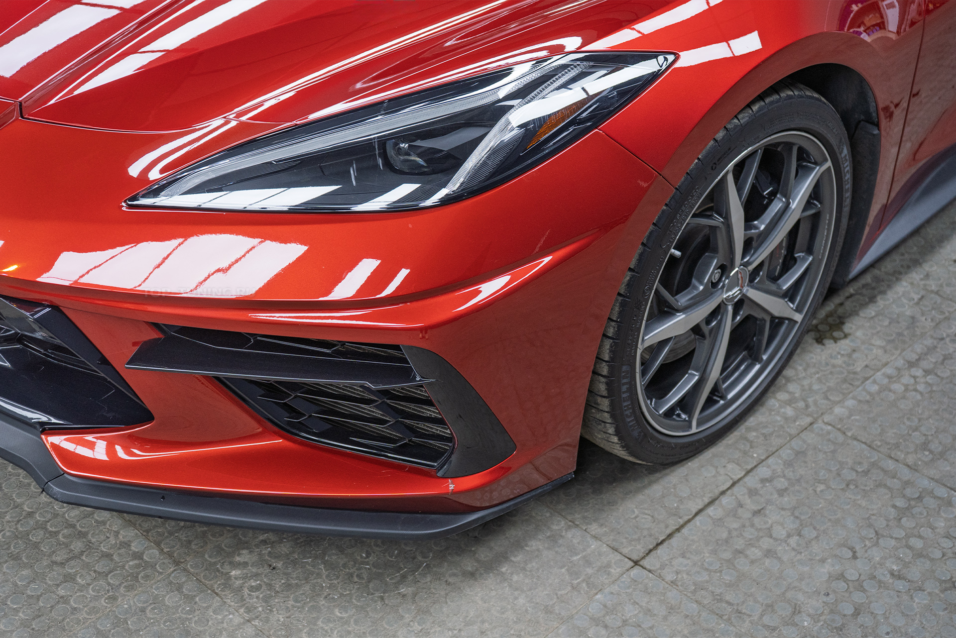 110830 Оклейка рекламой для Chevrolet Corvette C8 2019+ Оклейка рекламой для Chevrolet Corvette C8 2019+