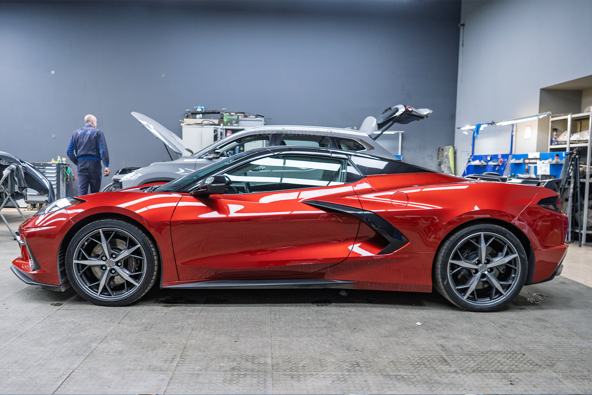 Оклейка рекламой для Chevrolet Corvette C8 2019+ 110830 Оклейка рекламой для Chevrolet Corvette C8 2019+