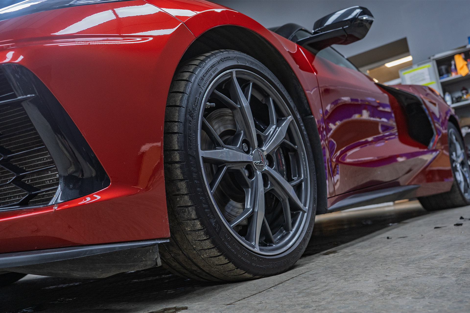 Оклейка рекламой для Chevrolet Corvette C8 2019+ 110830 Оклейка рекламой для Chevrolet Corvette C8 2019+