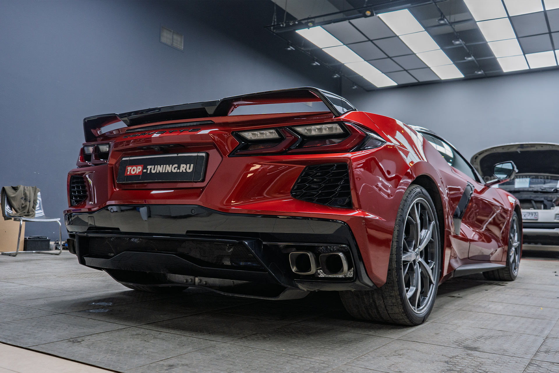 Оклейка рекламой для Chevrolet Corvette C8 2019+ 110830 Оклейка рекламой для Chevrolet Corvette C8 2019+
