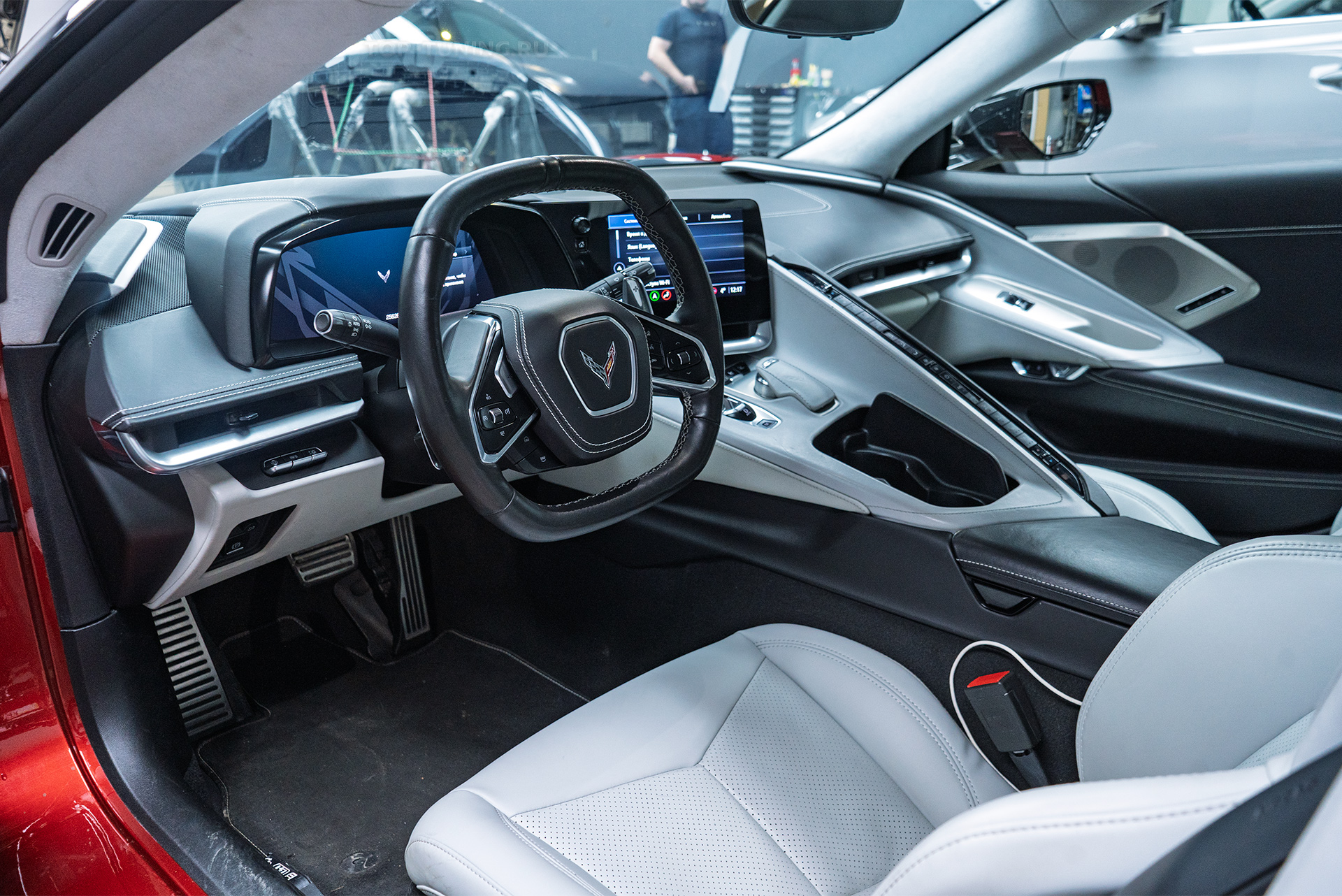 110830 Оклейка рекламой для Chevrolet Corvette C8 2019+ Оклейка рекламой для Chevrolet Corvette C8 2019+