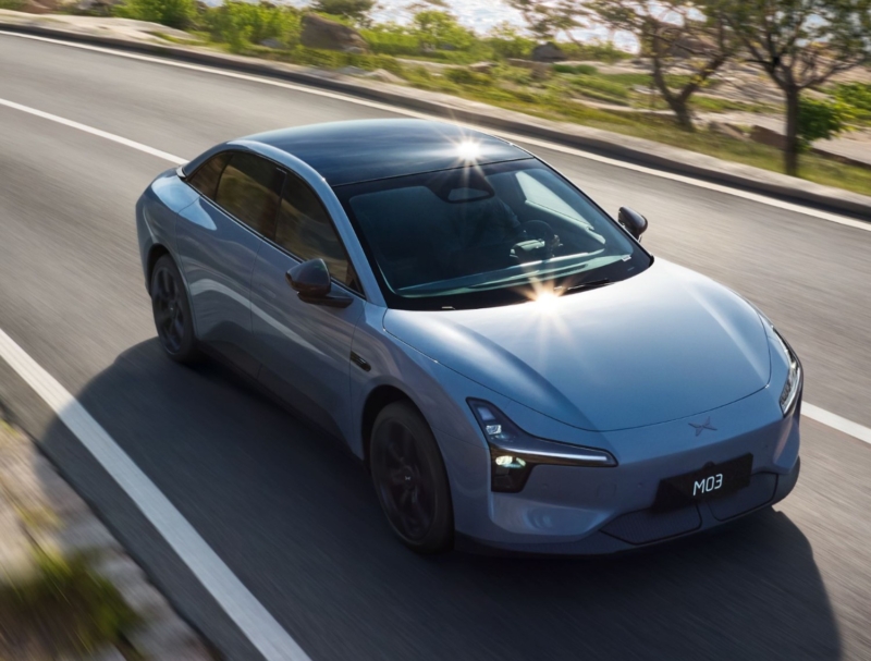 Новый седан Xpeng Mona 03 EV имеет 12 вариантов запаса хода от 485 км до 640 км