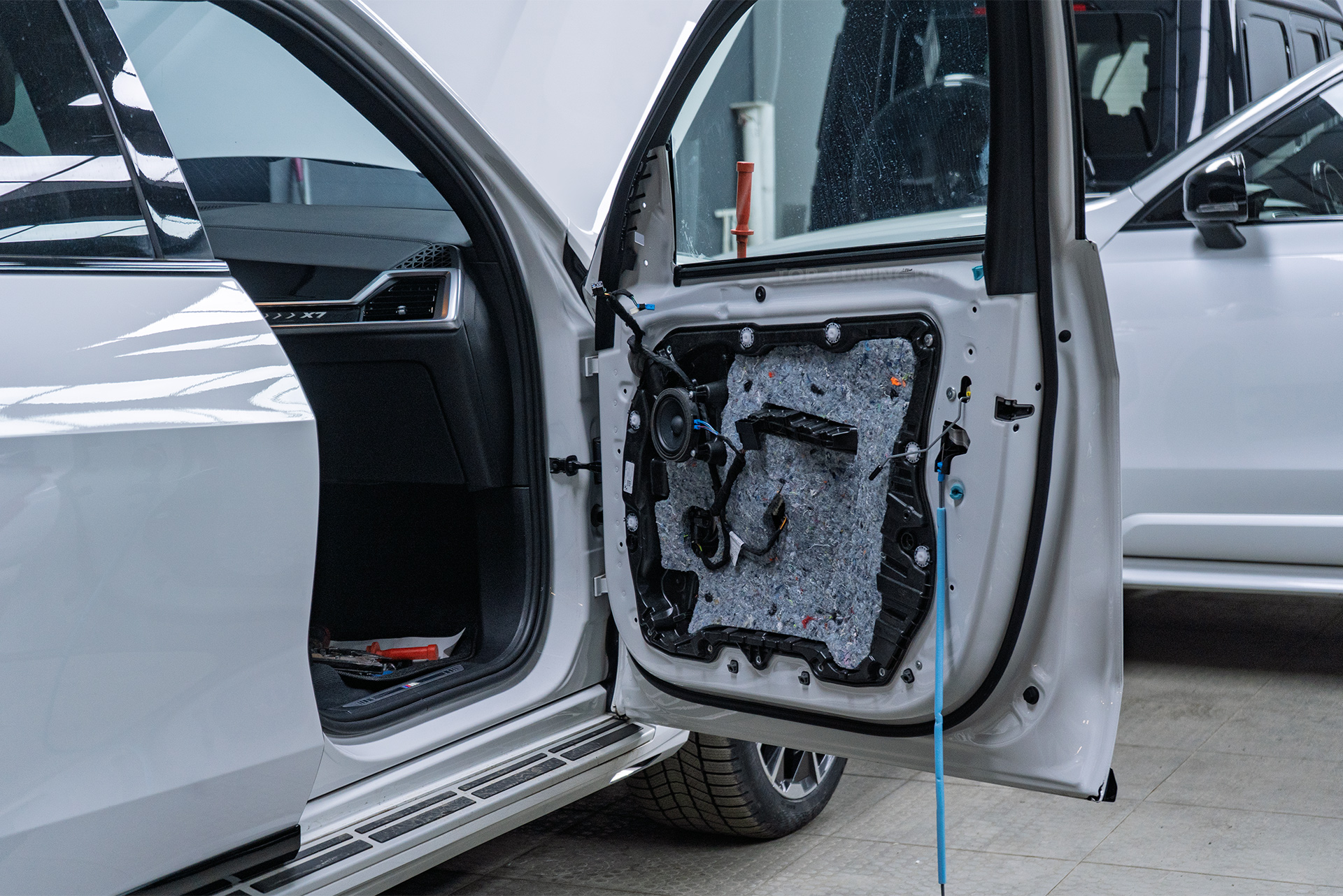 Защита зоны риска + виброизоляция дверей и арок для BMW X7 G07 2022+